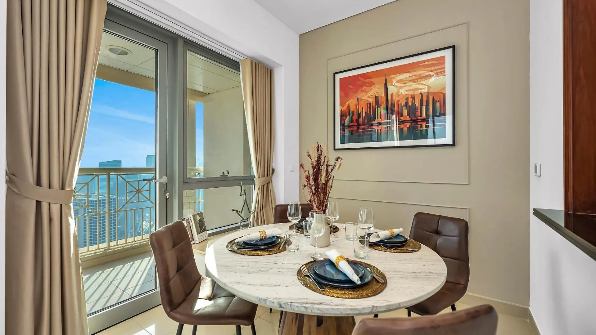 New Burj Khalifa & Fountain Views & Work Station Apartment Dubai United Arab Emirates
